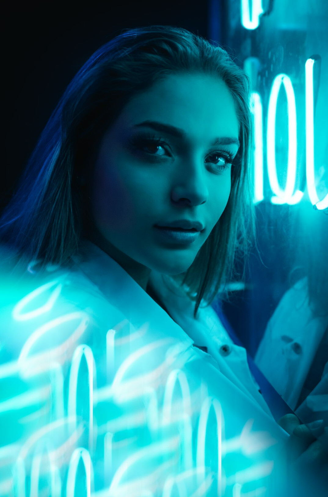 Studio portrait of a Croatian female data analyst